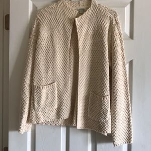 Orvis cream/ivory colored sweater